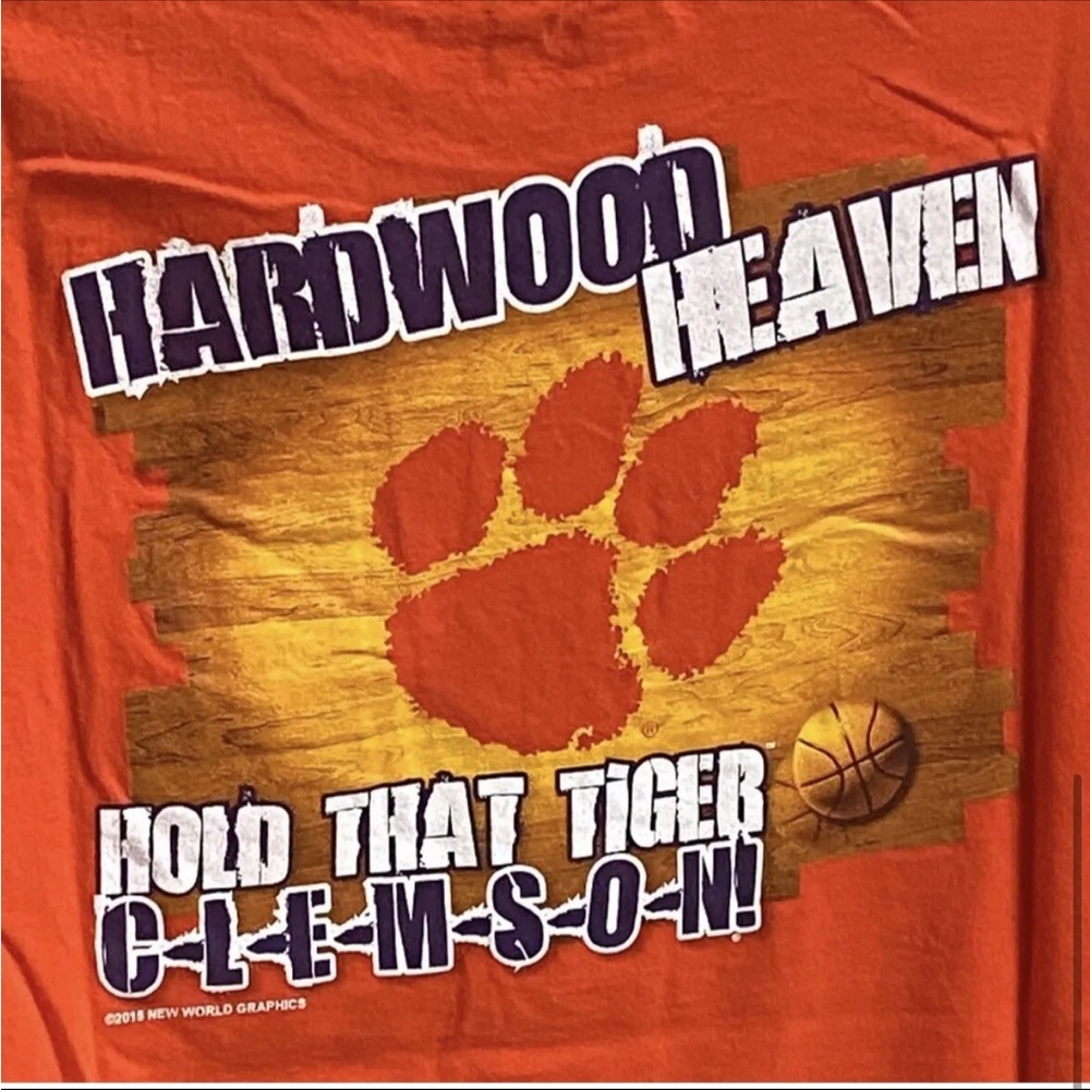 Clemson Basketball Tee  Size Large